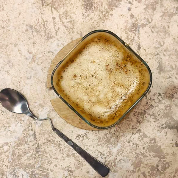 کاپوچینو 200 گرمی شیشه ای موفاما
